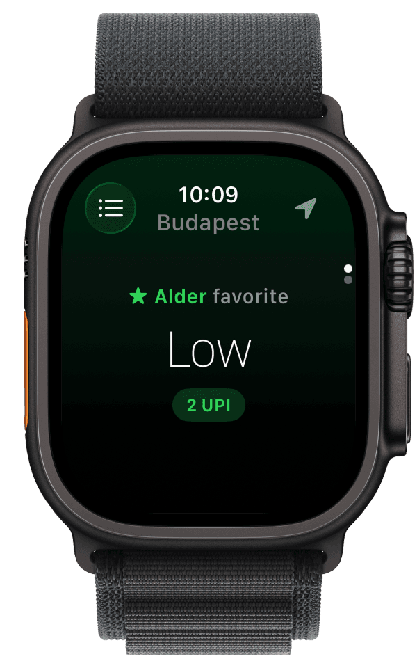 Ragweed on Apple Watch